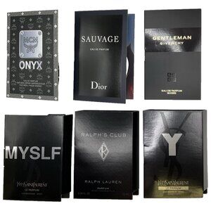 Mens Eau De Parfum 6 Pack Dior Yves Saint Laurent Ralph Lauren Givenchy MCM NEW